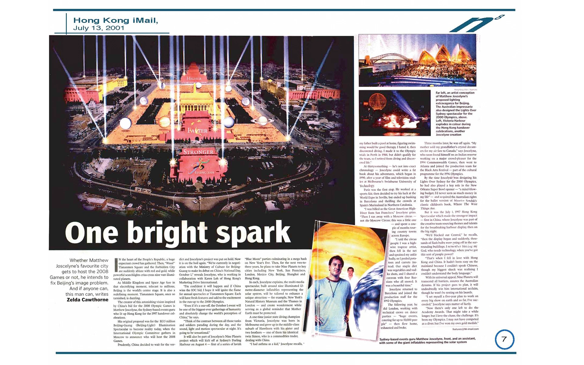 Hong Kong iMail profile One bright spark on Matthew Joscelyne